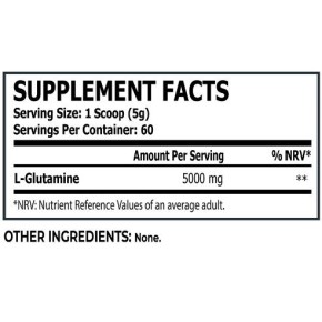 Glutamine Powder - 300 г | Core Champs by Kai Greene Glutamine Powder - 300 г | Core Champs by Kai Greene