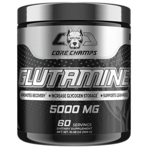 Glutamine Powder - 300 г | Core Champs by Kai Greene Glutamine Powder - 300 г | Core Champs by Kai Greene