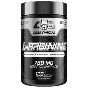 L-Arginine 750 mg - 120 капсули | Core Champs by Kai Greene