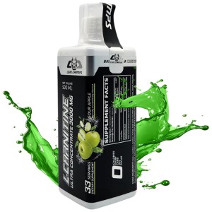 L-Carnitine Liquid 3000 mg - Зелена ябълка 500 мл | Core Champs by Kai Greene
