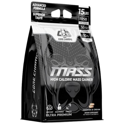 Mass Gainer | High Calorie Gainer - Бисквити с крем 6800 г | Core Champs by Kai Greene Mass Gainer | High Calorie Gainer - Бисквити с крем 6800 г | Core Champs by Kai Greene
