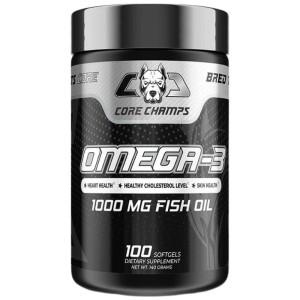 Omega-3 1000 mg - 100 Гел капсули | Core Champs by Kai Greene
