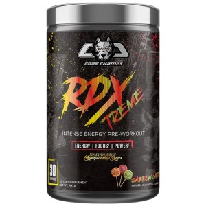 RDX Extreme | Intense Energy Pre-Workout - Rainbow Candy 441 г | Core Champs by Kai Greene