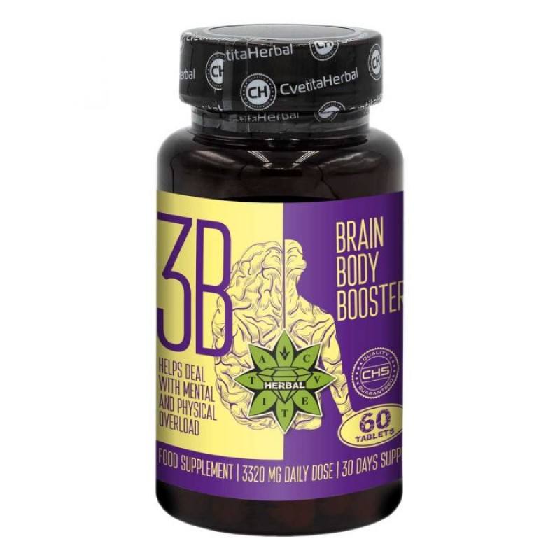 Brain Body Booster 60 таблетки | Cvetita Herbal