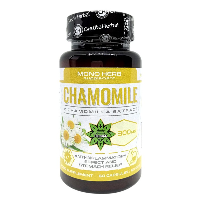 Chamomile 300 мг 60 капсули | Cvetita Herbal
