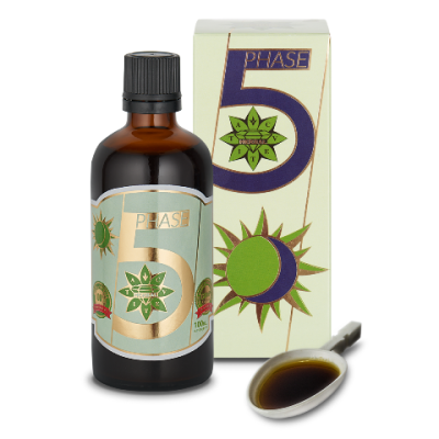 Фаза 5 Екстракт от Валериана, Глог и Мента 100 мл | Cvetita Herbal Успокоява нервната система Намалява тревожността Действа болкоуспокояващо Противовъзпалителен ефект Регулира кръвното налягане При д Фаза 5 Екстракт от Валериана, Глог и Мента 100 мл | Cve