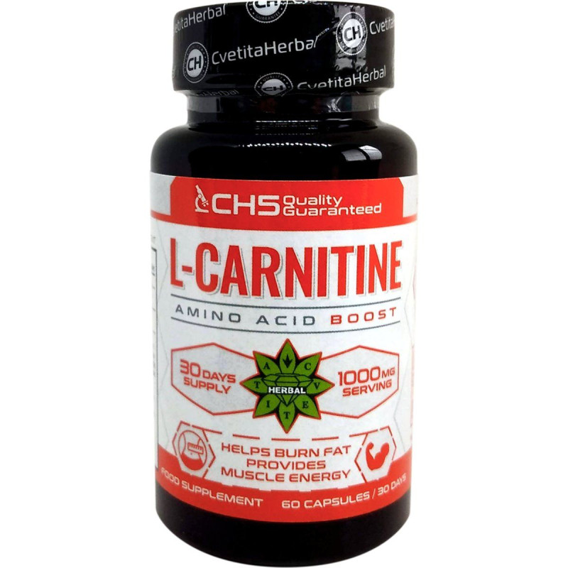 L-Carnitine 60 капсули | Cvetita Herbal
