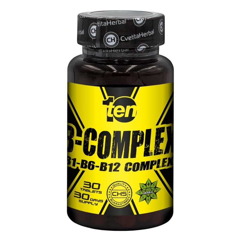 10/Ten B-Complex B1-B6-B12 Complete 30 таблетки | Cvetita Herbal