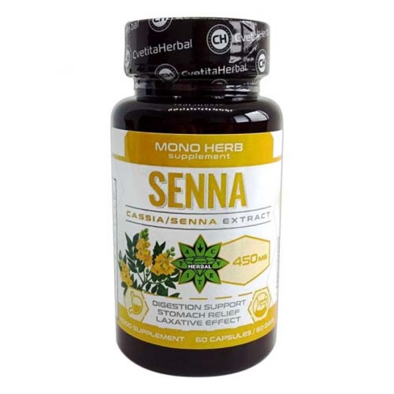 Senna Extract 450 мг 60 капсули | Cvetita Herbal