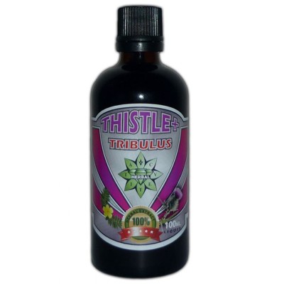 Thistle + Tribulus 100 мл. Цветита Хербал Thistle + Tribulus 100 мл на супер цена е екстракт, който има тонизиращо действие. Подобрява потентността и повишава спортните резултати. Екстрактът от Бял Трън (Мil Thistle + Tribulus 100 мл. Цветита Хербал Thist