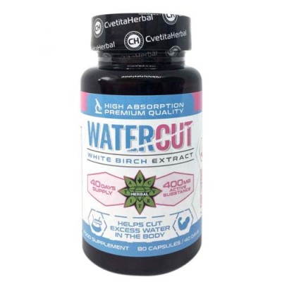 Water Cut (White Birch Extract) 400 мг 80 капсули | Cvetita Herbal Силен диуретик Спомага за регулиране на кръвното налягане Прочиства кръвта Притежава мощни антиоксидантни свойства Способства освобожда Water Cut (White Birch Extract) 400 мг 80 капсули | 