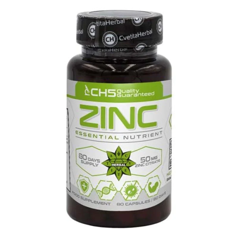 Zinc 50 мг цинков цитрат 80 капсули | Cvetita Herbal Zinc 50 мг цинков цитрат 80 капсули | Cvetita HerbalПодобрява когнитивните умения
Подобрява плодовитостта и сексуалните функции
Укрепва структурата на косата, кожата и ноктите
Елемент от те Zinc 50 мг цинков цитрат 80 капсули | Cvetita Herbal Подобрява когнитивните умения Подобрява плодовитостта и сексуалните функции Укрепва структурата на косата, кожата и ноктите Елемент от терапията срещу а Zinc 50 мг цинков цитрат 80 капсули | Cvetita Her