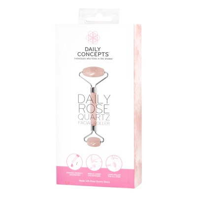 Daily Rose Quartz Facial Roller | Daily Concepts Daily Rose Quartz Facial Roller | Daily ConceptsУспокоява възпалението на кожата на лицето
Стимулира детоксикацията и лимфния дренаж
Спомага нанасянето на различни продукти за лице и тяхната абсо Daily Rose Quartz Facial Roller | Daily Concepts Успокоява възпалението на кожата на лицето Стимулира детоксикацията и лимфния дренаж Спомага нанасянето на различни продукти за лице и тяхната абсорбация Ро Daily Rose Quartz Facial Roller | Daily Concepts