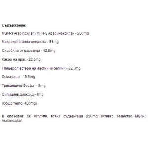BioBran MGN-3 250 мг 50 таблетки | Daiwa Pharmaceutical