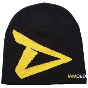 Dedicated Beanie - Black and Yellow | Dedicated Nutrition