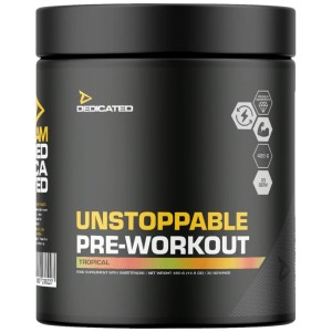Unstoppable Pre-Workout - Тропически Плодове 420 г | Dedicated Nutrition