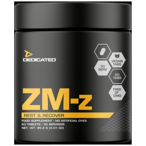 ZM-z | with Aquamin & Zinc Bisglycinate - 60 Таблетки | Dedicated Nutrition