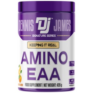 Amino EAA Powder | with Taurine - Портокал 420 г | Dennis James Signature Series
