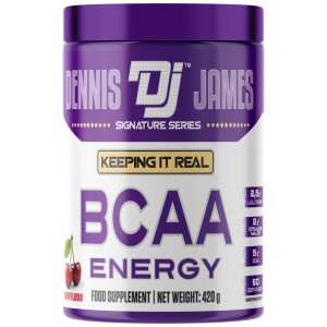 BCAA Energy | with L-Glutamine & L-Citrulline Malate - Череша 420 г | Dennis James Signature Series