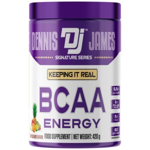 BCAA Energy | with L-Glutamine & L-Citrulline Malate - Тропически Плодове 420 г | Dennis James Signature Series