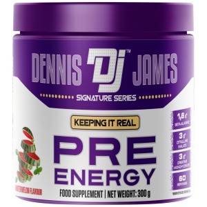 Pre-Energy | Advanced Pre-Workout Formula - Диня 300 г | Dennis James Signature Series