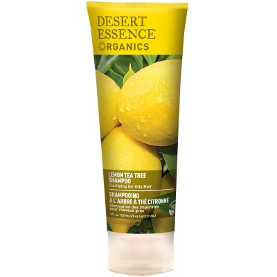 Шампоан с лимонено чаено дърво за мазна коса 237мл | Desert Essence Шампоан за мазна коса Премахва излишните мазнини и натрупване на продукти от косата и скалпа Укрепва и защитава косата Предотвратява прек Шампоан с лимонено чаено дърво за мазна коса 237м