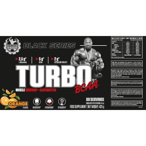Black Series | Turbo BCAA Muscle Recovery & Electrolytes - Череша 420 г | Dexter Jackson Signature Series