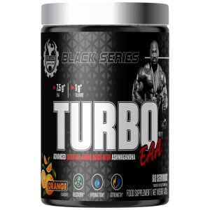 Black Series | Turbo EAA Powder ~ Essential Amino Acids with Taurine - Портокал 420 г | Dexter Jackson Signature Series