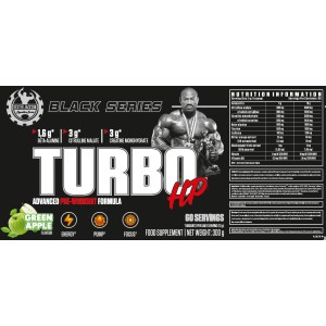 Black Series | Turbo HP Advanced Pre-Workout Formula - Диня 300 г | Dexter Jackson Signature Series