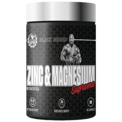 Black Series | Zinc & Magnesium Supreme - ZMA - 90 капсули | Dexter Jackson Signature Series