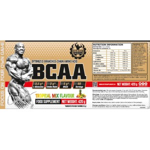 Gold Series | BCAA with L-Glutamine & L-Citrulline Malate - Лимон 420 г | Dexter Jackson Signature Series
