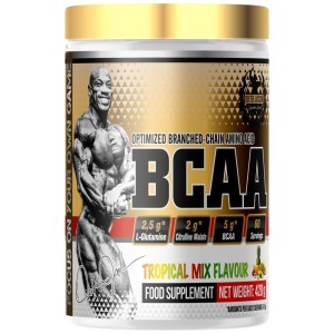 Gold Series | BCAA with L-Glutamine & L-Citrulline Malate - Тропически Плодове 420 г | Dexter Jackson Signature Series
