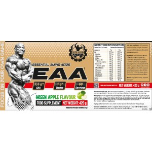 Gold Series | EAA Powder ~ Essential Amino Acids + Taurine - Тропически Плодове 420 г | Dexter Jackson Signature Series