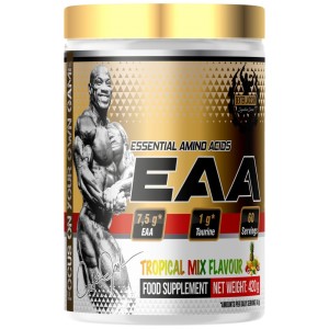 Gold Series | EAA Powder ~ Essential Amino Acids + Taurine - Тропически Плодове 420 г | Dexter Jackson Signature Series