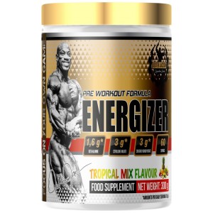 Gold Series | Energizer Pre-Workout Formula - Тропически Плодове 300 г | Dexter Jackson Signature Series Gold Series | Energizer Pre-Workout Formula - Тропически Плодове 300 г | Dexter Jackson Signature Series
