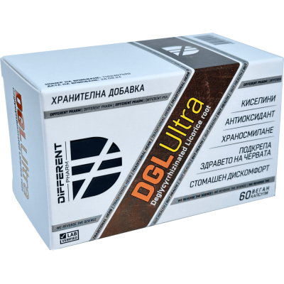DGL Ultra 60 веган капсули | Different Pharm