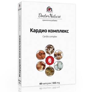 Cardio Complex 555 мг 60 капсули | Doctor Nature Cardio Complex 555 мг 60 капсули | Doctor Nature
