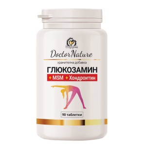 Глюкозамин + MSM + Хондроитин 90 таблетки | Doctor Nature