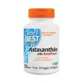 Astaxanthin With AstaPure 6 mg 30 Veggie Softgels | Doctor's Best