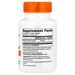 Bacopa 320 мг 60 веге капсули | Doctor's Best