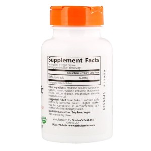 Alpha-Lipoic Acid 600 мг 60 веге капсули | Doctor's Best