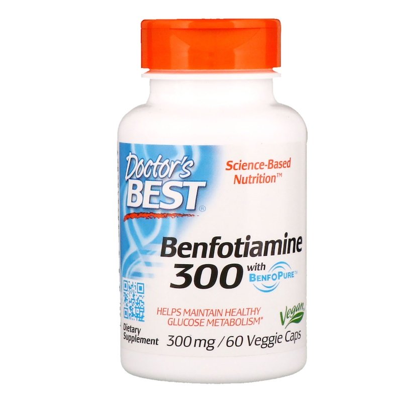 Бенфотиамин 300 мг 60 веге капсули | Doctor's Best