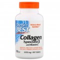 Колаген Тип 1 и 3 с Витамин C 1000 мг 180 таблетки | Doctor's Best