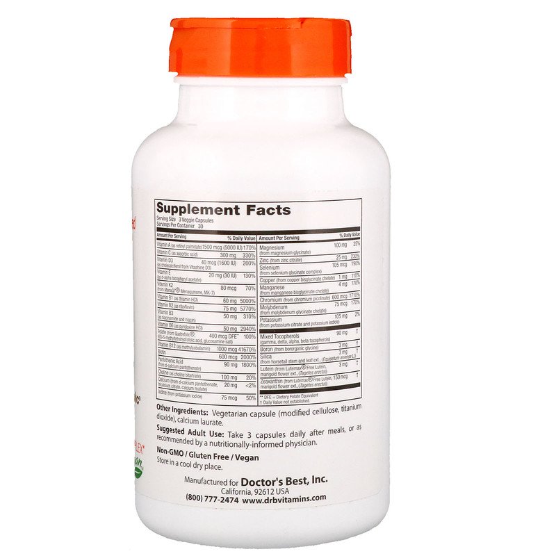 Multi-Vitamin 90 веге капсули | Doctors Best Multi-Vitamin 90 веге капсули | Doctors BestПодобрява имунния статус
Бори се с активните форми на кислород
Подпомага сърцето и съдовете
Против атеросклероза и тромбози
Спомага обмена на веществат Multi-Vitamin 90 веге капсули | Doctors Best Подобрява имунния статус Бори се с активните форми на кислород Подпомага сърцето и съдовете Против атеросклероза и тромбози Спомага обмена на веществата Multi-Vitamin 90 веге капсули | Doctors Best Подобрява им