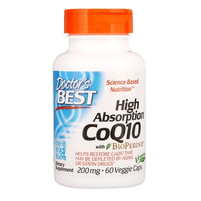 CoQ10 with BioPerine 200 мг 60/180 веге капсули | Doctors Best Поддържа здравето на клетъчно ниво Засилва имунната защита Има антиоксидантно влияние Подпомага репродуктивните органи и функции CoQ10 with BioPerine 200 мг 60/180 веге капсули | Doctors Best 