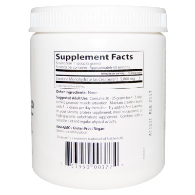 Creatine Powder Featuring Creapure 300 гр | Doctors Best Creatine Powder Featuring Creapure 300 гр | Doctor`s BestЗа уголемяване на мускулите
За набиране на бързи обороти на мускулна маса
Стимулира производството на АТФ
Намалява съдържанието Creatine Powder Featuring Creapure 300 гр | Doctor`s Best За уголемяване на мускулите За набиране на бързи обороти на мускулна маса Стимулира производството на АТФ Намалява съдържанието на мазнини в тялото Creatine Powder Featuring Creapure 300 гр | Docto