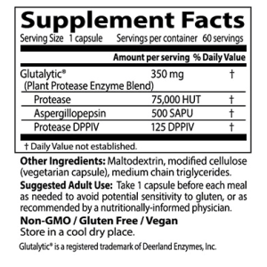 Gluten Rescue with Glutalytic 60 веге капсули | Doctor's Best