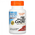 Коензим Q10 100 мг с Биоперин 60 гел-капсули | Doctor's Best