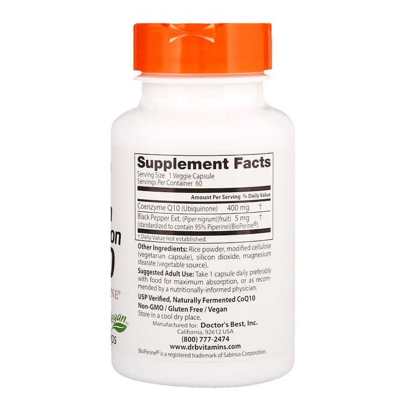High Absorption CoQ10 with BioPerine 400 мг 60 веге капсули | Doctors Best High Absorption CoQ10 with BioPerine 400 мг 60 веге капсули | Doctors BestДава енергия
Забавя процесите на стареене
Спомага обмяната на веществата
Подкрепя имуните High Absorption CoQ10 with BioPerine 400 мг 60 веге капсули | Doctors Best Дава енергия Забавя процесите на стареене Спомага обмяната на веществата Подкрепя имунитета Има антиоксидантни с High Absorption CoQ10 with BioPerine 400 мг 60 веге капсули | Docto
