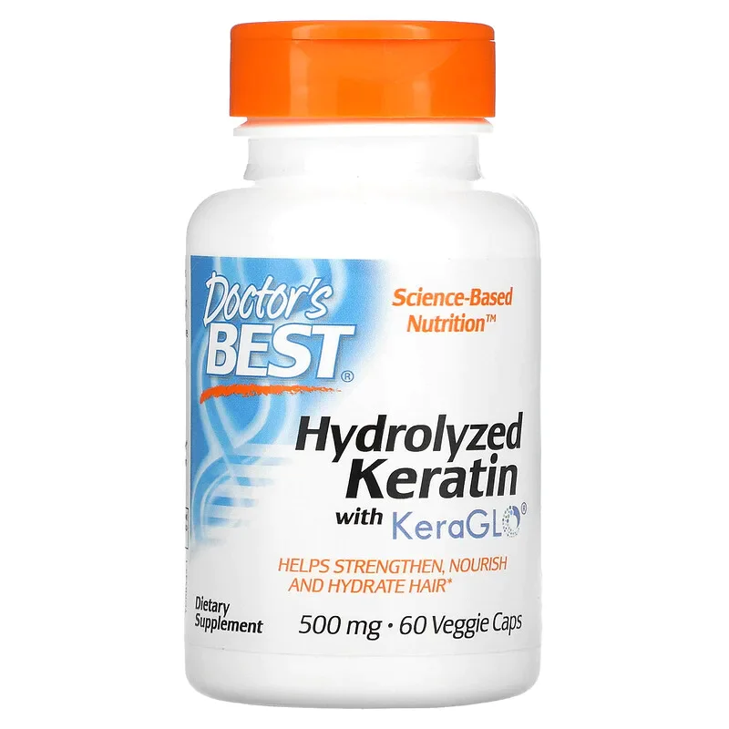 Hydrolyzed Keratin with KeraGLO 500 мг 60 веге капсули | Doctors Best Hydrolyzed Keratin with KeraGLO 500 мг 60 веге капсули | Doctors BestВидимо заздравява косъма, повишава неговата еластичност и устойчивост
Придава на косата блясък, гладкост и Hydrolyzed Keratin with KeraGLO 500 мг 60 веге капсули | Doctors Best Видимо заздравява косъма, повишава неговата еластичност и устойчивост Придава на косата блясък, гладкост и здрав вид Увеличава обема Hydrolyzed Keratin with KeraGLO 500 мг 60 веге капсу